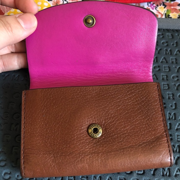 Fossil real leather card holder - Picture 2 of 2